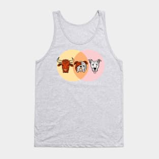 Bulldog venn Tank Top